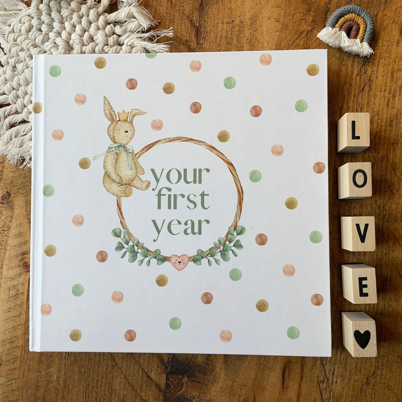 Your First Year - Baby Memory Book - The Little Hive