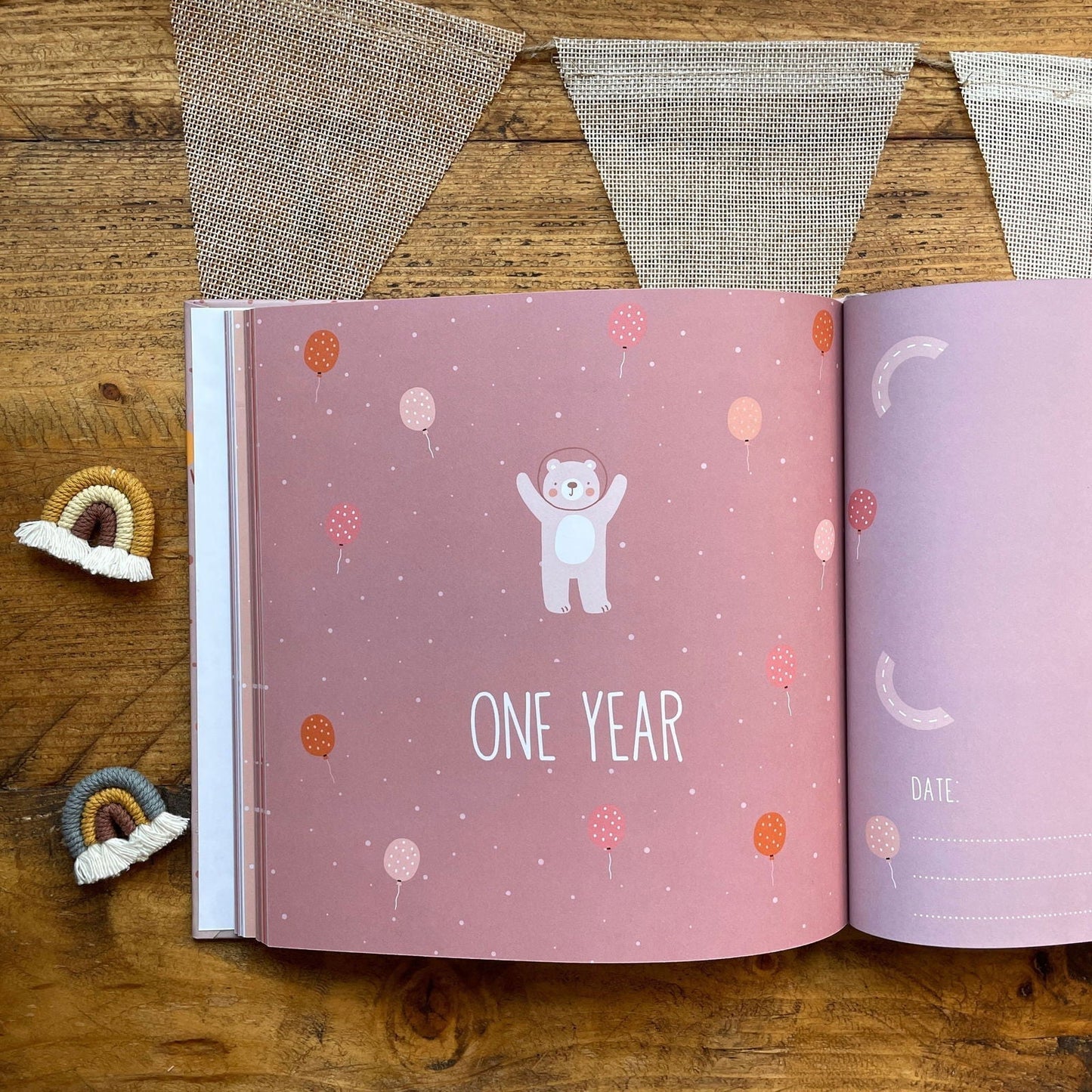 Your First Year - Baby Memory Book - The Little Hive
