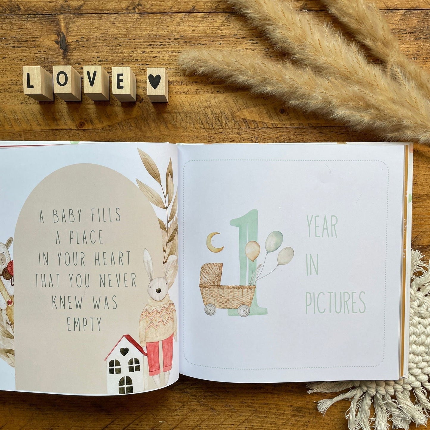 Your First Year - Baby Memory Book - The Little Hive